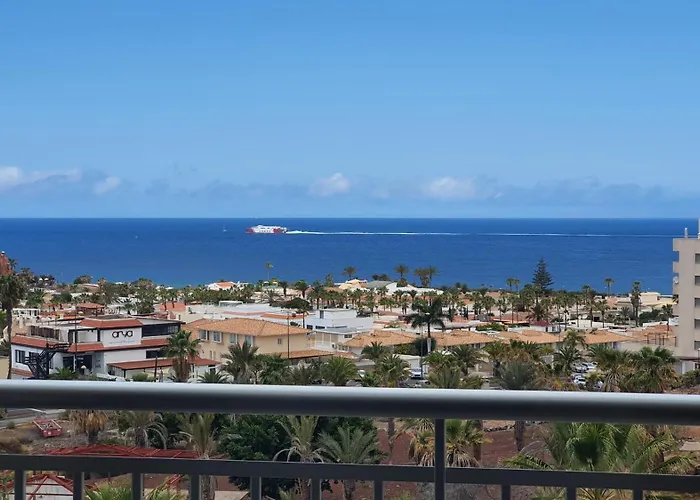 Ocean View With Sunset In Mar- Pool- Wifi - Parking Apartment Palm-mar